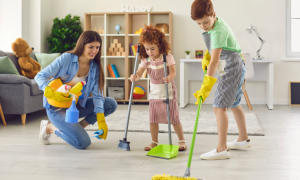 So hältst du dein Haus sauber, wenn du Kinder hast