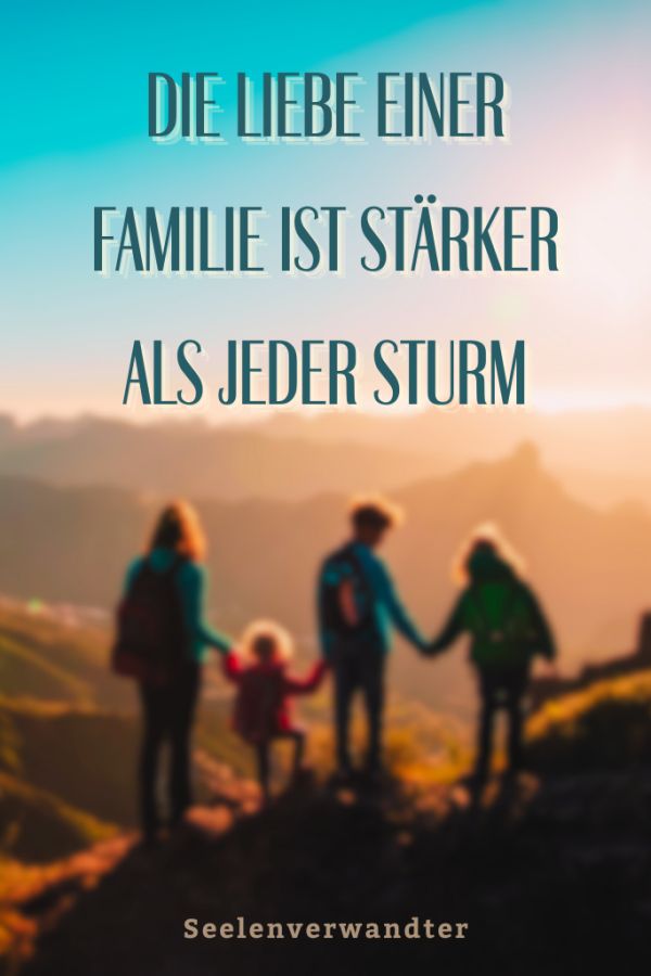 Die Liebe einer Familie ist stärker als jeder Sturm