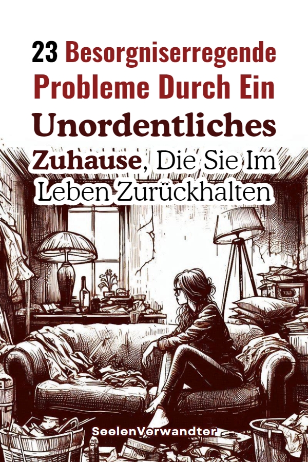 23 Besorgniserregende Probleme Durch Ein Unordentliches Zuhause, Die Sie Im Leben Zurückhalten