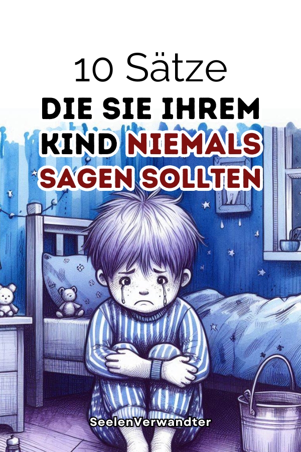 10 Sätze, Die Sie Ihrem Kind Niemals Sagen Sollten