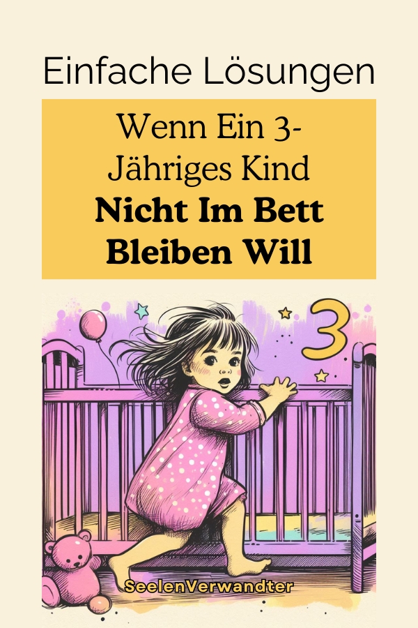 Einfache Lösungen, Wenn Ein 3-Jähriges Kind Nicht Im Bett Bleiben Will