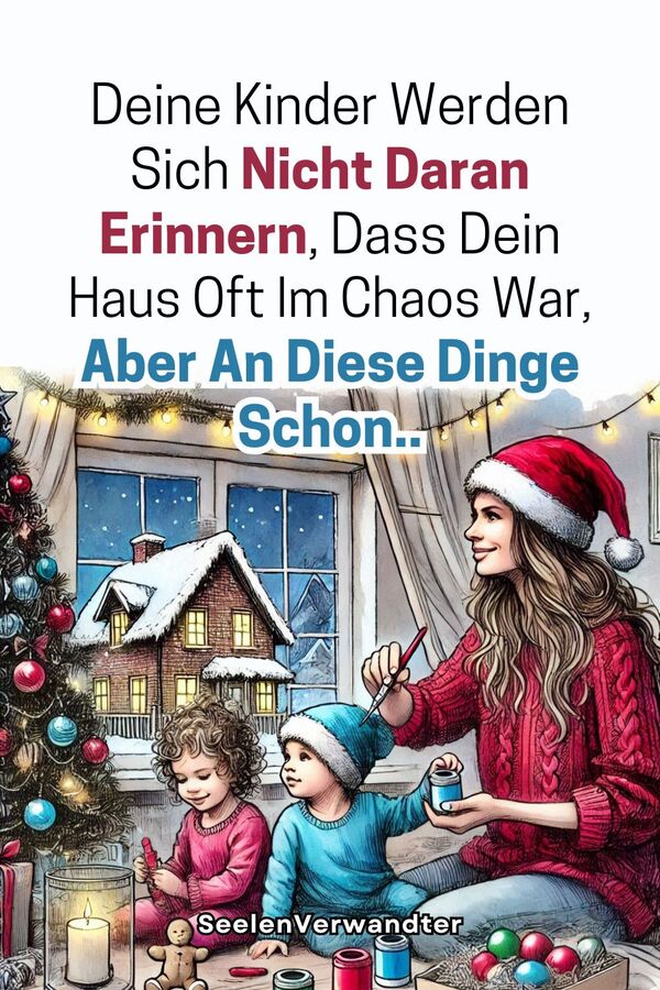 Deine Kinder Werden Sich Nicht Daran Erinnern, Dass Dein Haus Oft Im Chaos War, Aber An Diese Dinge Schon