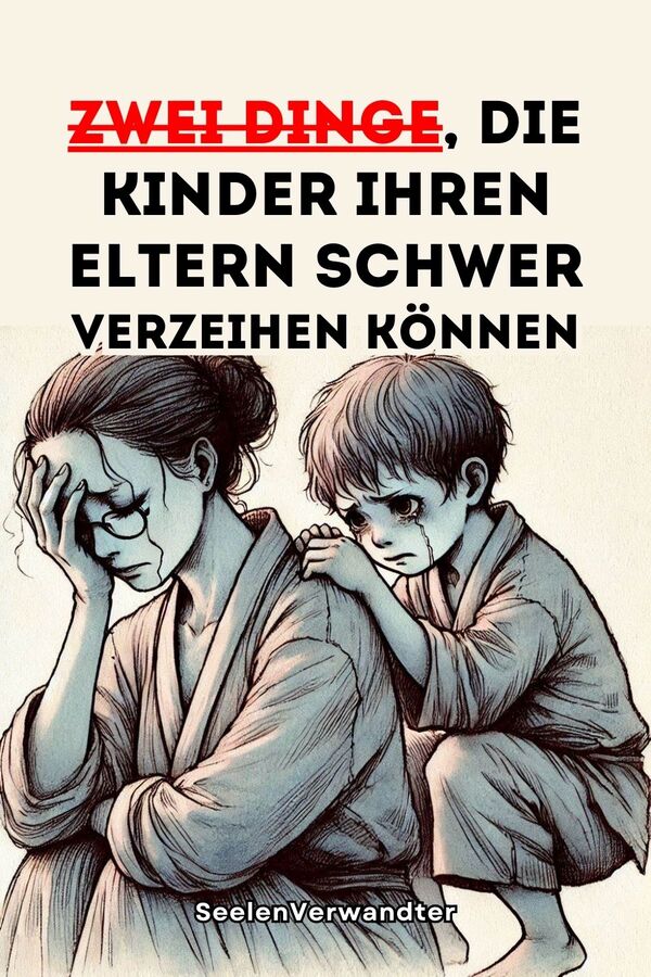 Für Eltern Zwei Dinge, Die Kinder Ihren Eltern Schwer Verzeihen Können