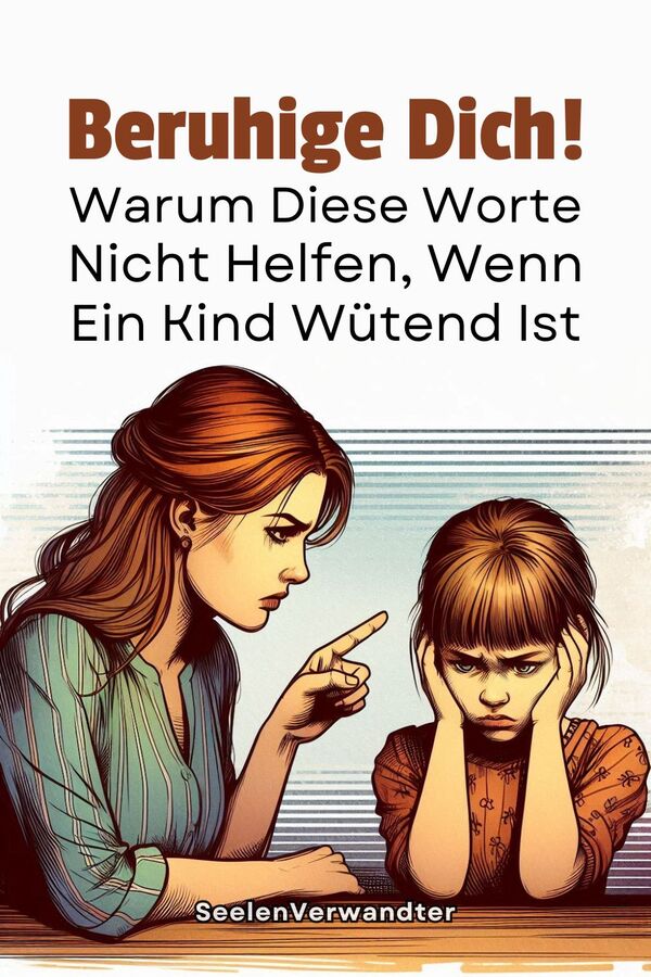 Beruhige Dich! Warum Diese Worte Nicht Helfen, Wenn Ein Kind Wütend Ist(1)