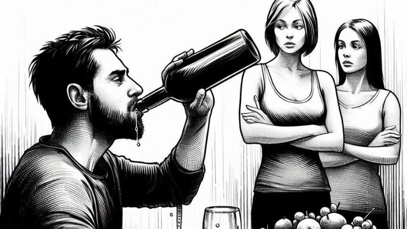 Wenn Alkoholismus die Familie zerstört