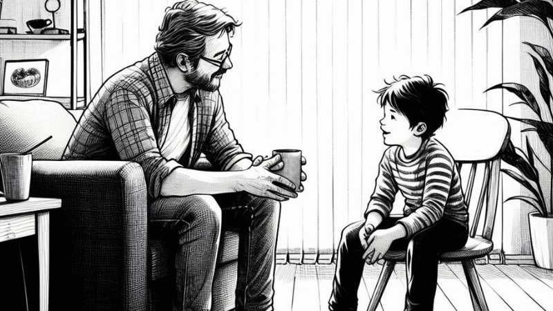 Ein weicher Vater: Macht starke Kinder