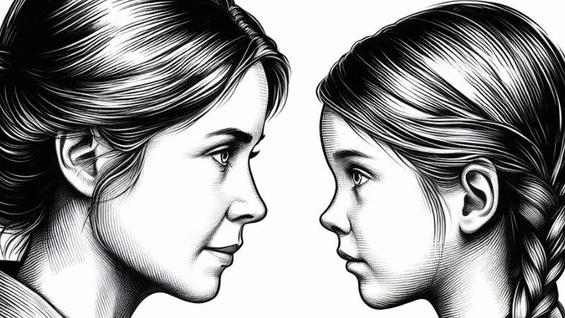 Stille Vorwürfe zwischen Mutter und Tochter