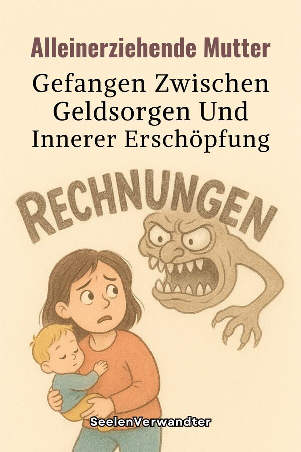 Alleinerziehende Mutter Gefangen zwischen Geldsorgen und innerer Erschöpfung(1)