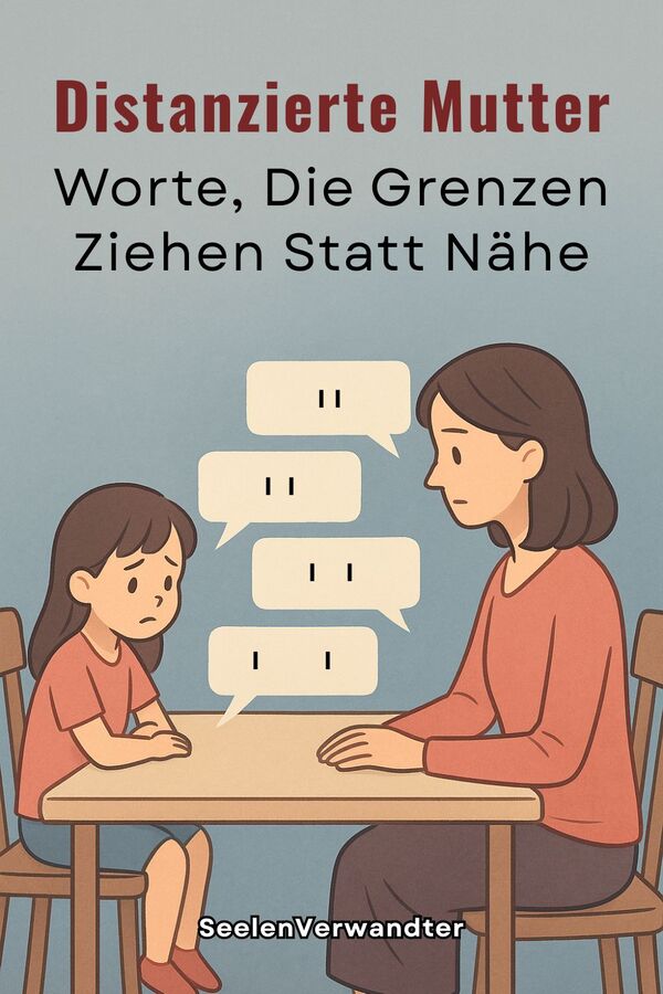 Distanzierte Mutter Worte, Die Grenzen Ziehen Statt Nähe(1)
