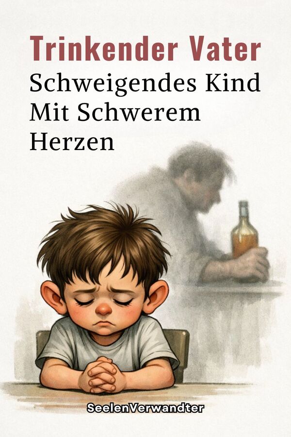Trinkender Vater – Schweigendes Kind Mit Schwerem Herzen(1)