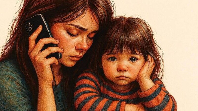 Alleinerziehende Mutter – Liebe geben trotz Erschöpfung