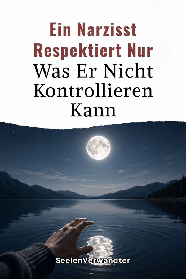 Ein Narzisst Respektiert Nur, Was Er Nicht Kontrollieren Kann(1)