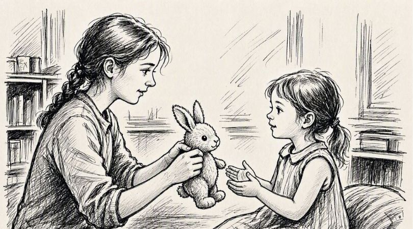 Große Schwester als Beobachterin Wenn sie alles sieht, aber schweigt