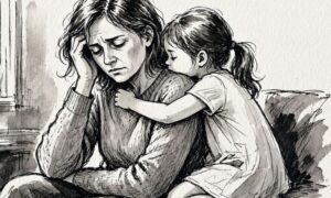 Die Tochter, die ihre Mutter tröstete, statt getröstet zu werden Die Tochter, die ihre Mutter tröstete, statt getröstet zu werden