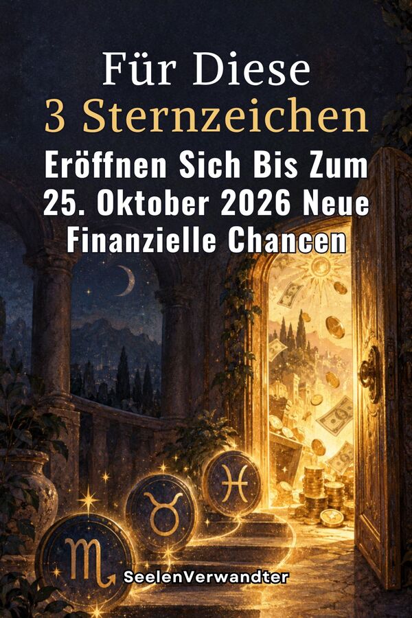 Für Diese 3 Sternzeichen Eröffnen Sich Bis Zum 25. Oktober 2026 Neue Finanzielle Chancen(1)