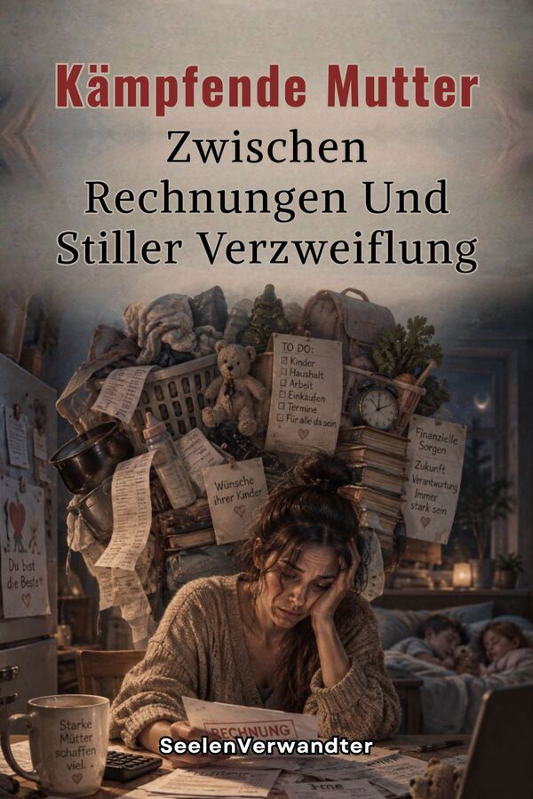 Kämpfende Mutter Zwischen Rechnungen Und Stiller Verzweiflung(1)