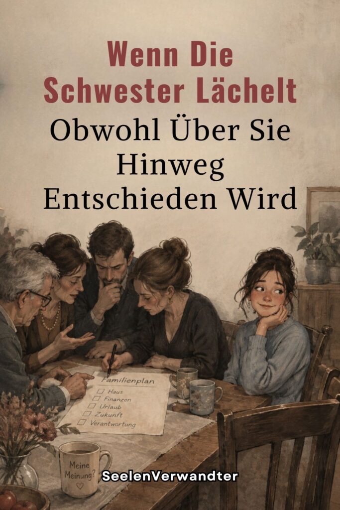 Wenn Die Schwester Lächelt, Obwohl Über Sie Hinweg Entschieden Wird