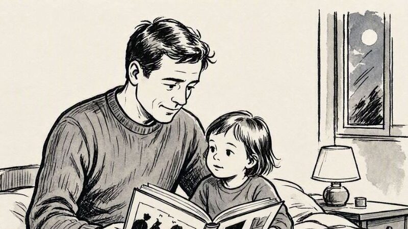 Wenn die Tochter dem Vater etwas zeigt – und es wieder weglegt