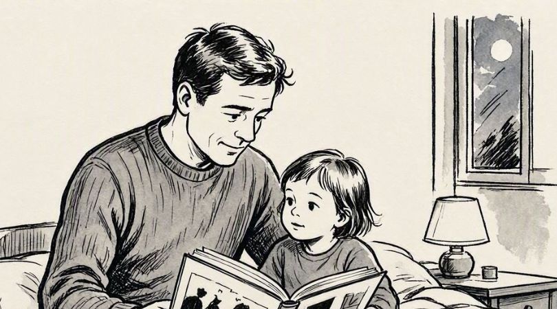 Wenn die Tochter dem Vater etwas zeigt – und es wieder weglegt