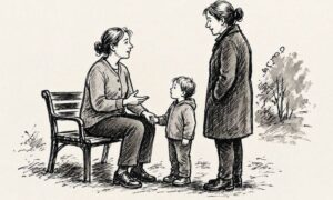 Wenn ein Elternteil vor anderen liebevoll wirkt – und zu Hause anders spricht Wenn ein Elternteil vor anderen liebevoll wirkt – und zu Hause anders spricht