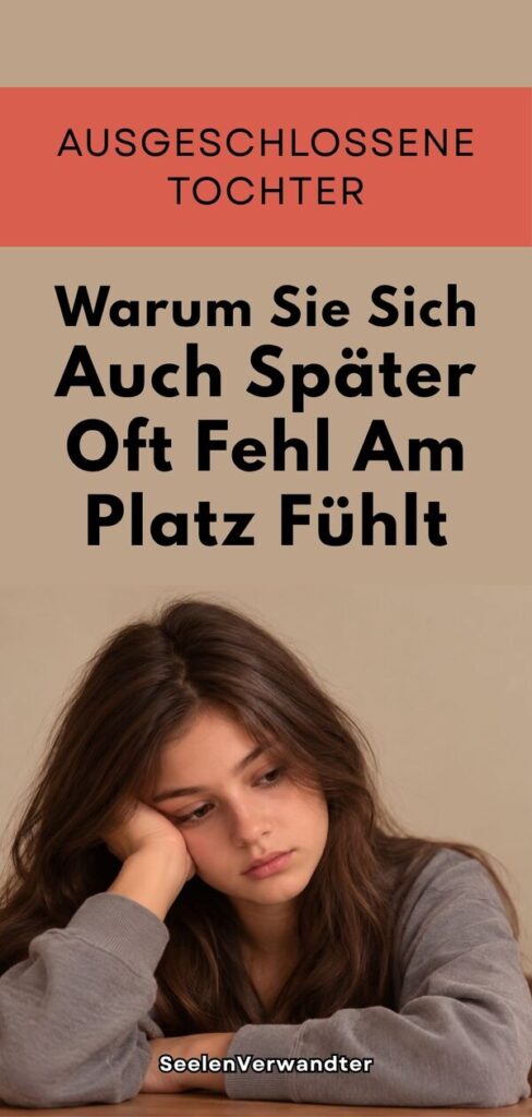 Ausgeschlossene Tochter Warum Sie Sich Auch SpäTer Oft Fehl Am Platz FüHlt(1)