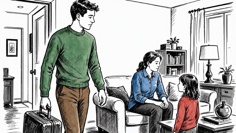 Vater verlässt die Familie Welche Spuren eine Trennung bei Kindern hinterlässt