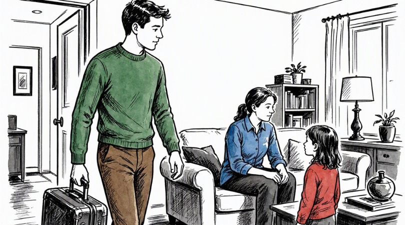 Vater verlässt die Familie Welche Spuren eine Trennung bei Kindern hinterlässt
