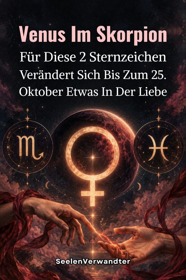 Venus Im Skorpion Für Diese 2 Sternzeichen Verändert Sich Bis Zum 25. Oktober Etwas In Der Liebe(1)